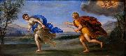 Francesco Albani Apollo and Daphne. oil painting